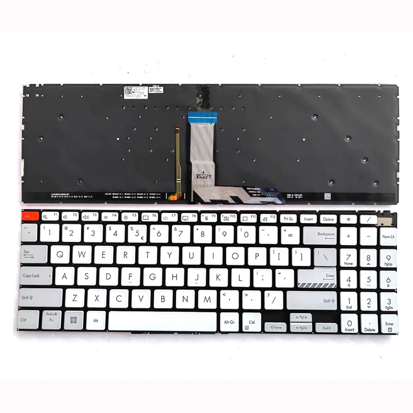 Фото Клавиатура для ноутбуков ASUS M7600Q K6500Z K3500P M6500R/Q X3500PH M3500Q N7600Z с раскладкой US №4