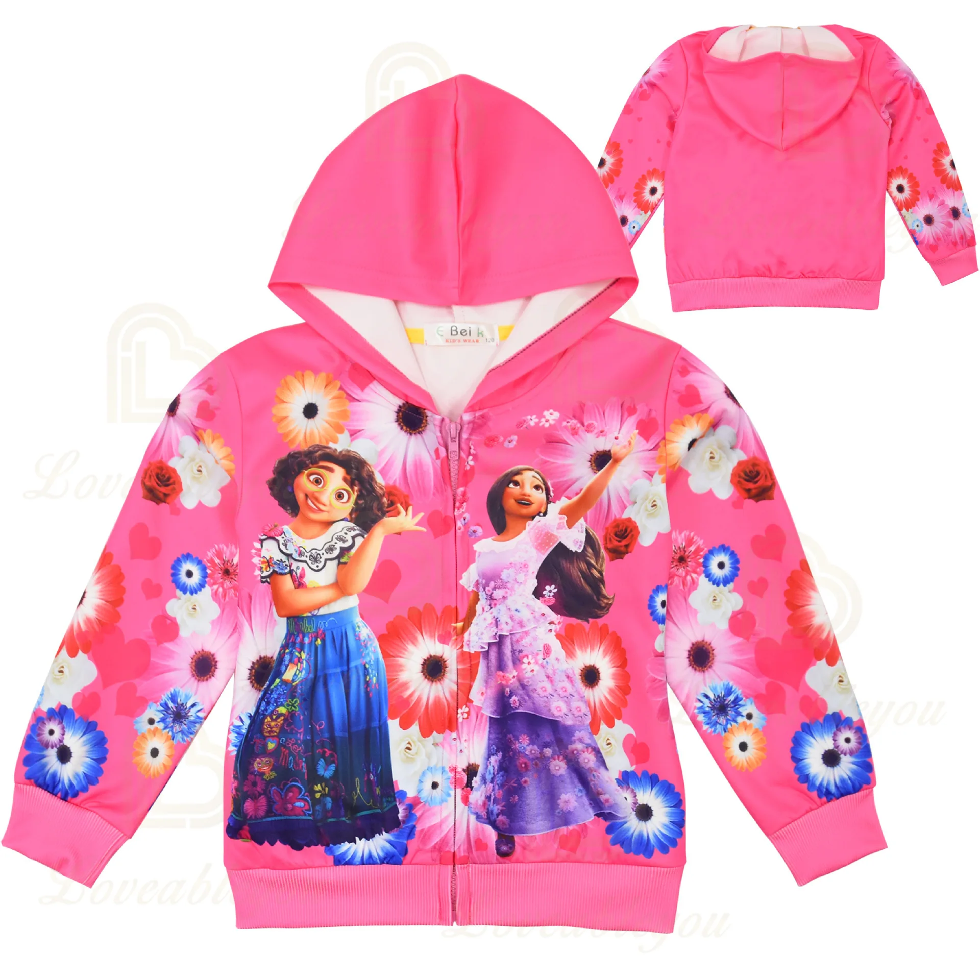 Толстовки для девочек демисезонные с мультяшным принтом |