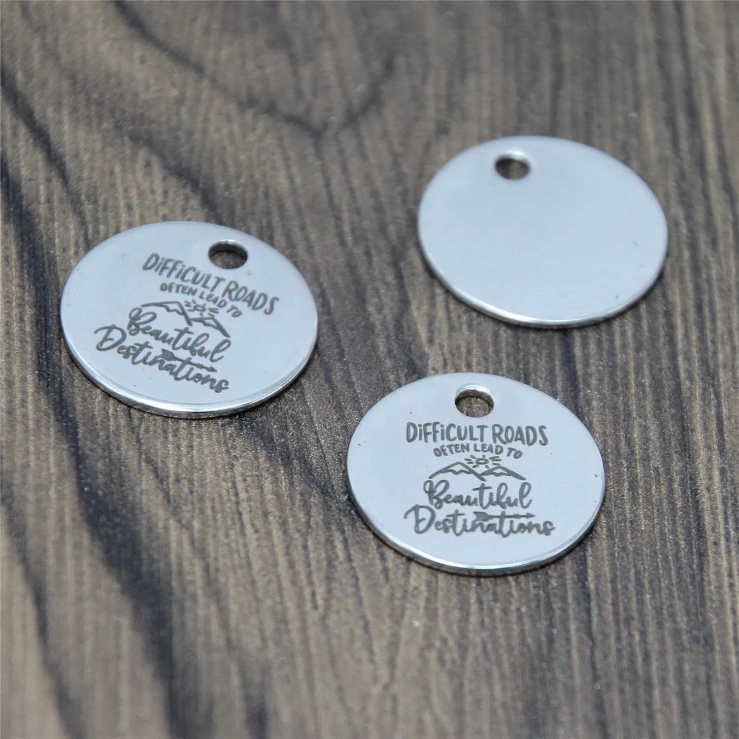 10 шт./лот Подвеска для воодушевления сложные дороги часто приводит к красивым