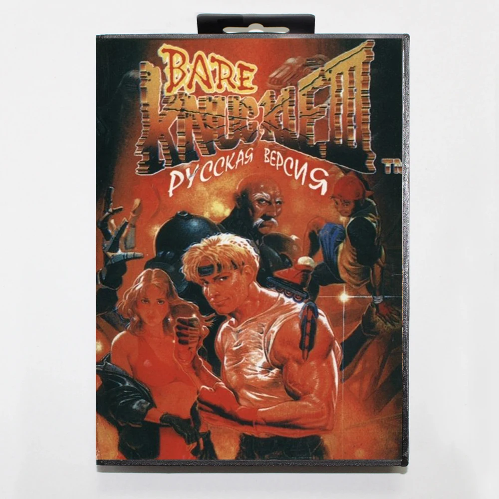 Фото Игровой картридж Bare Knuckle 3 16 бит MD с коробкой RU для систем Sega Megadrive Genesis №1