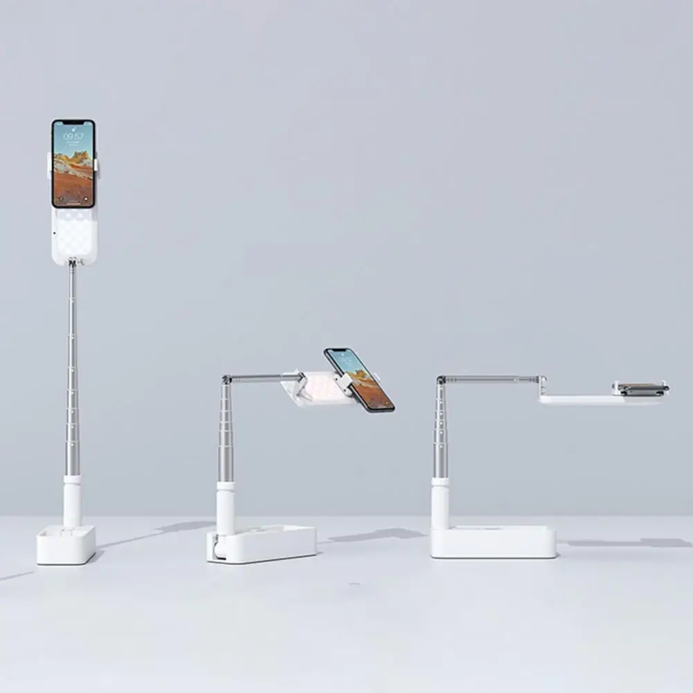 

Useful Mobile Phone Stand ABS Bluetooth Wireless Vlog Holder Wireless Durable Mobile Phone Bracket for Live Broadcast