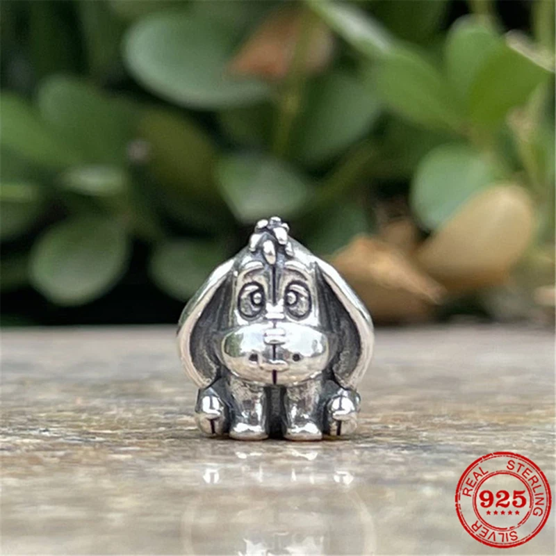 925 Sterling Silver Disney Stitch & His Toy Dumbo Mickey Snow White Clip Charms Beads Fit Original Pandora Bracelet DIY Jewelry images - 6