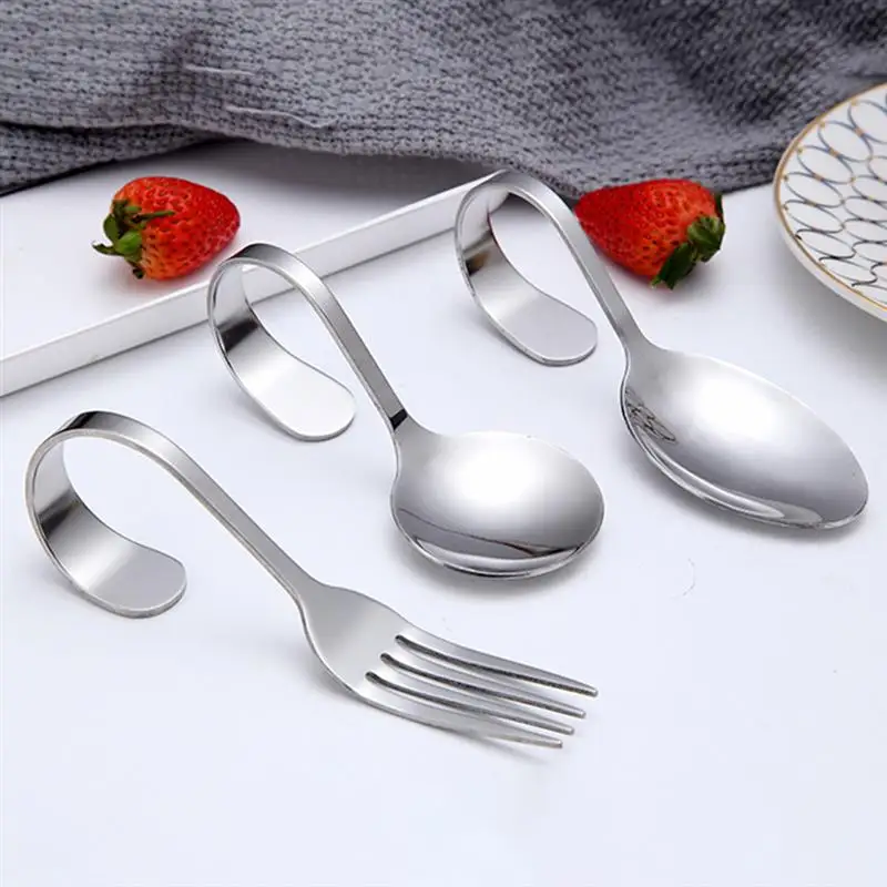 

Spoon Spoons Silverware Serving Set Ice Dinner Curved Fork Buffet Cream Handle Server Demitasse Metal Sugar Canape Cake Toddler