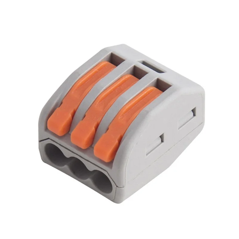 

Compact Wire Connector 222-413 Lever-Nuts Assortment 3 Port Electrical Quick Splice Connectors