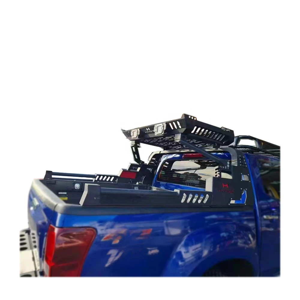 Ramand 4X4 Sport Pick Up Roll Bar с крышей для Ranger F150 Tacoma Hilux Tundra черная стальная картонная