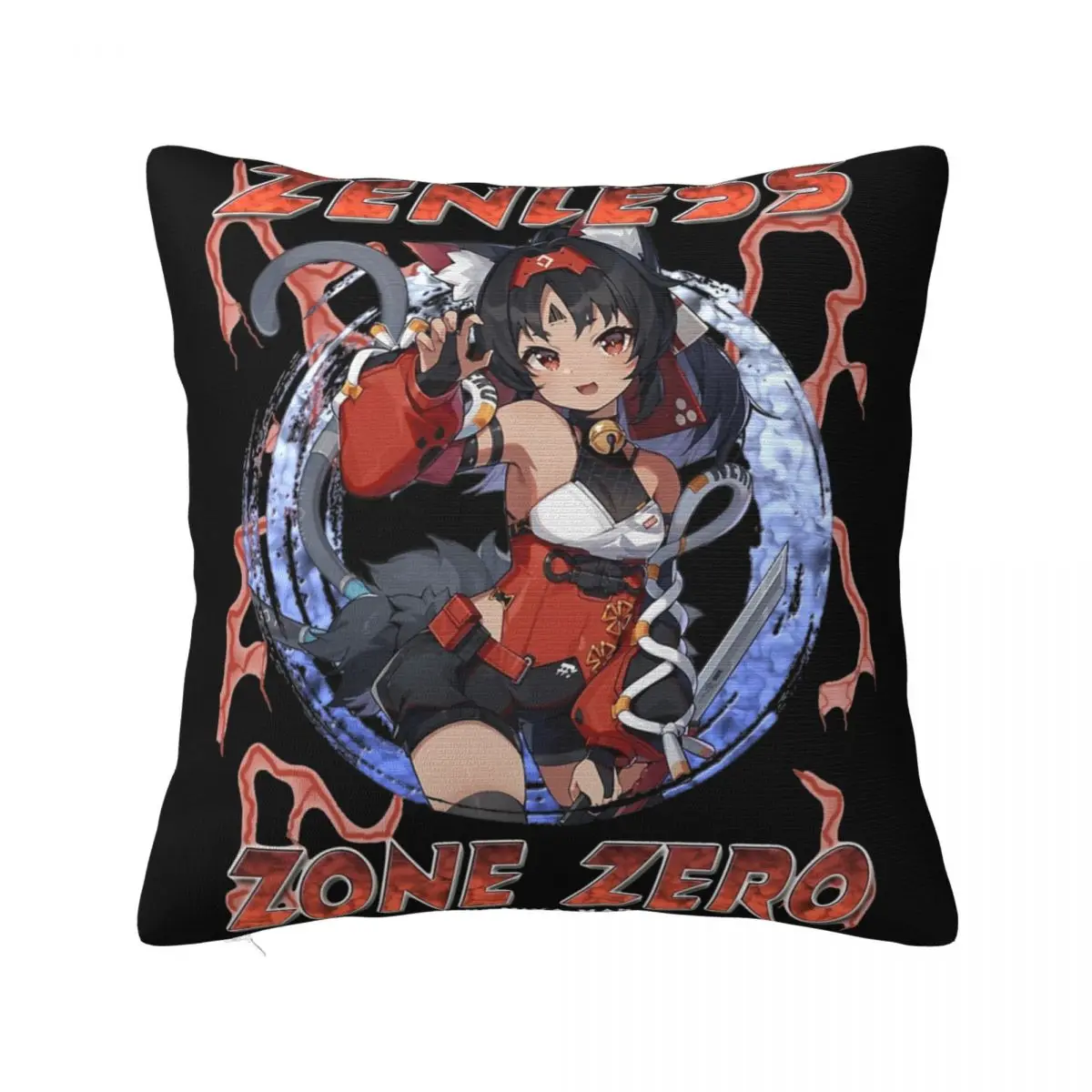 Наволочки Y2K Home Zenless Zone Zero Nekomiya ManaDecor многоразмерные на молнии аксессуары для