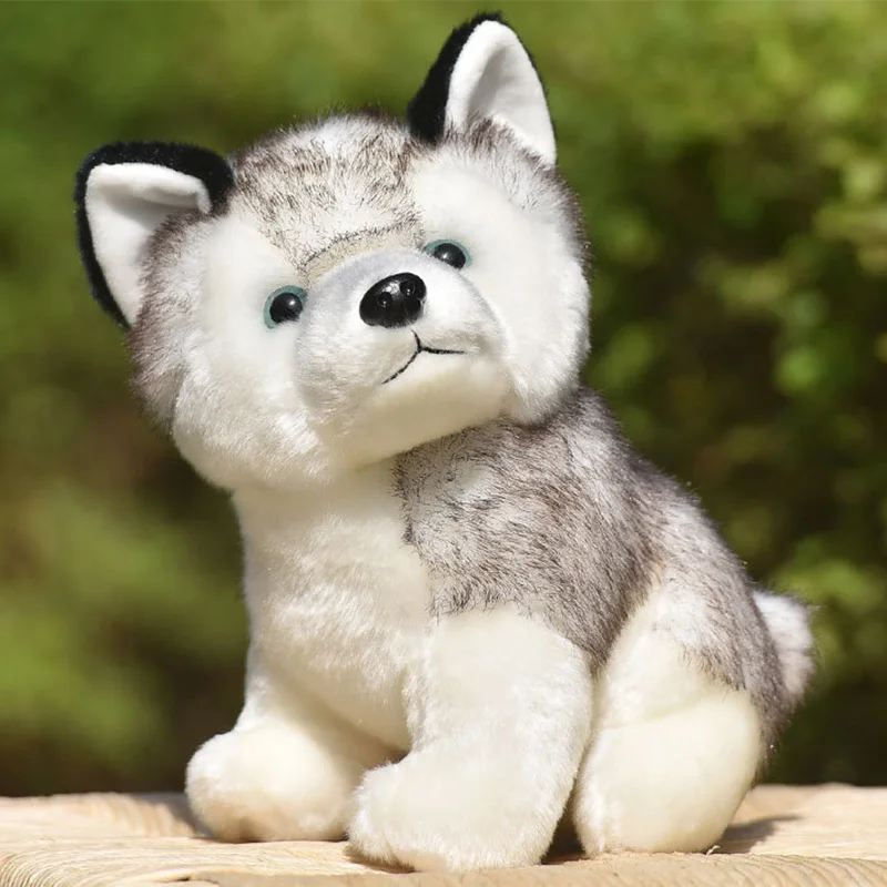 

20cm Kawaii Puppy Stuffed Toy Cute Simulation Husky Dog Stuffed Animals Creative Funny Dolls Kids Birthday Gifts Baby Plush Toys