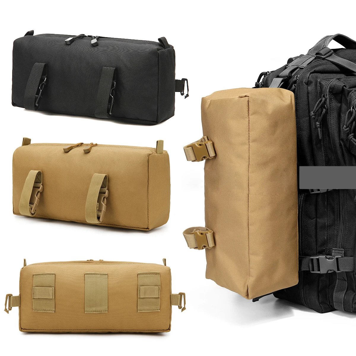 

Tactical Pouch Molle Admin Utility Pouches Multi-Purpose Increment Pouch Waist Bags Attachment Military Pocket Short Trips Bag
