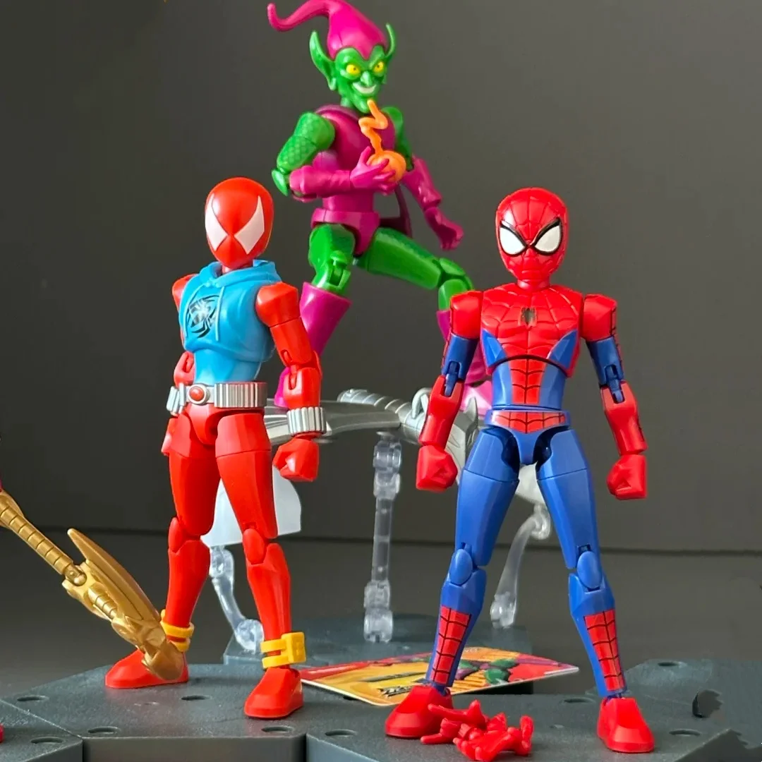 Фото В наличии Keeppley Spider-Man Venom Фигурка Infinity Edition 1st Wave Подвижная собранная игрушка Рождественские подарки Игрушки №2