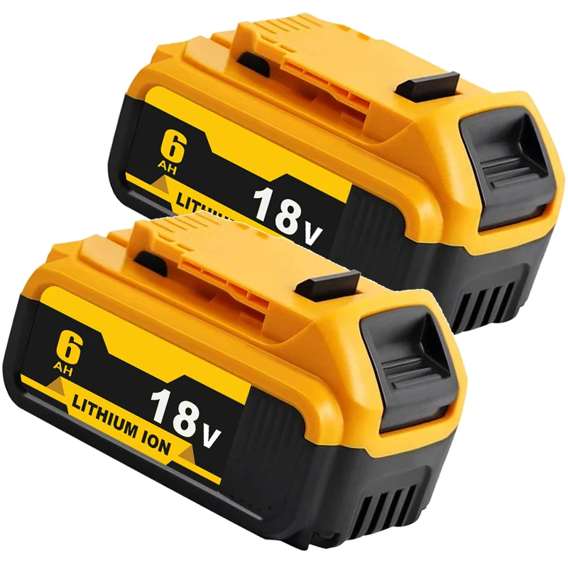 

18V 6.0Ah 6000mAh Replacement Battery DCB200 for Dewalt DCB180 DCB181 DCB185 DCB206 Rechargeable Lithium Batteries Power Tools