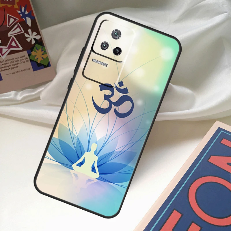 Чехол Aum Om с символом йоги чехол для фитнес-зала Xiaomi 13 14 Ultra 11T 12T 13T Pro 12 Lite POCO X6 M6 X3 X4 X5