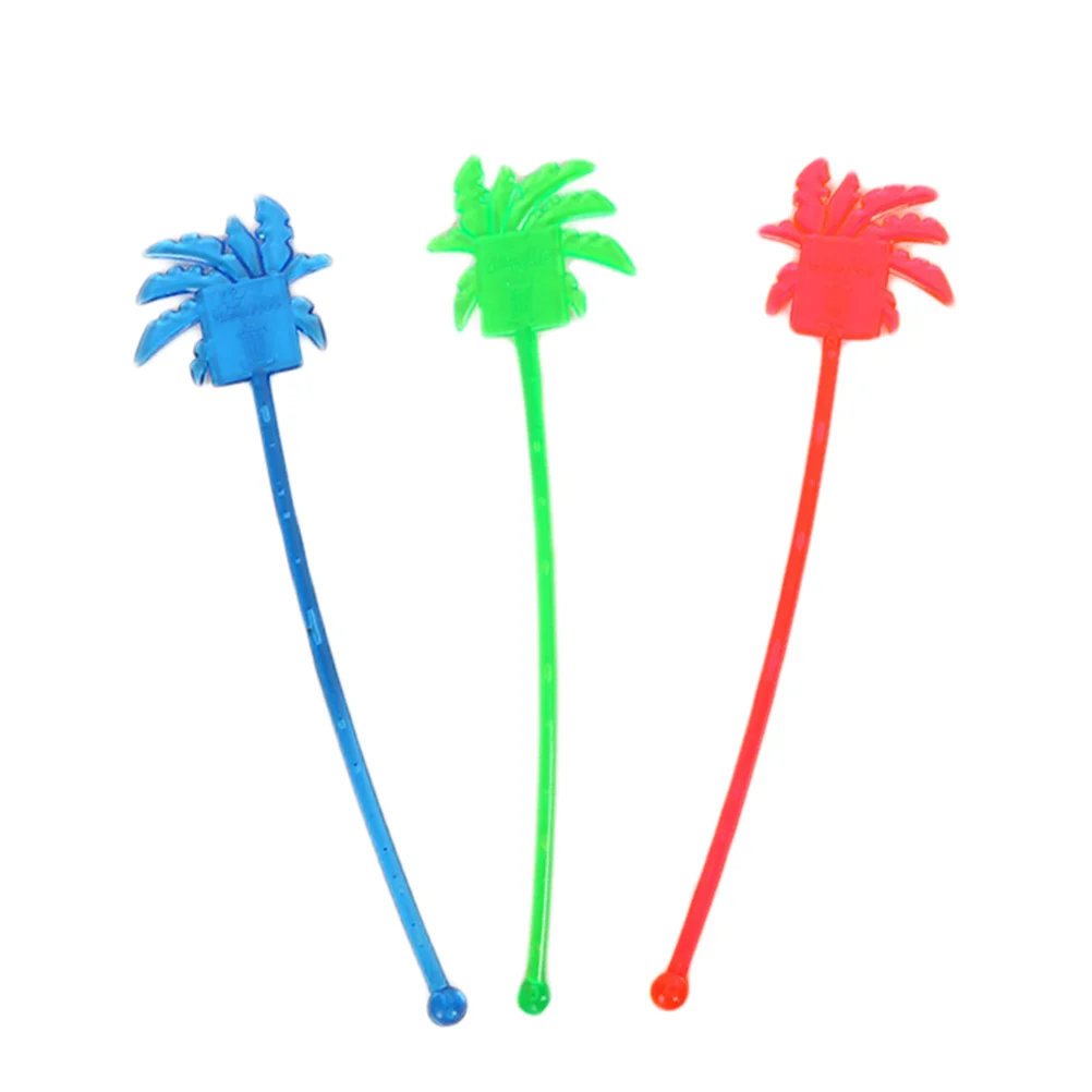 50 шт. красочная палочка для перемешивания напитков пластиковая мешалка форма