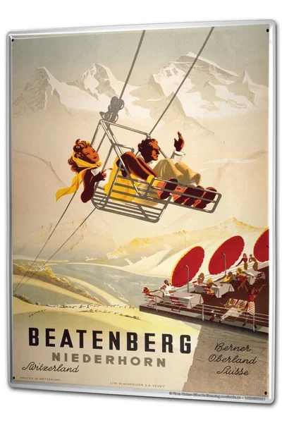 

Жестяной знак Globetrotter, Швейцария, Beatenberg, украшение для кофейного бара, домашний декор