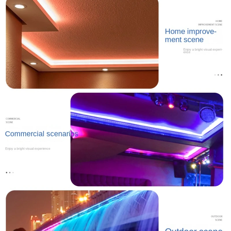 

Led low voltage lamp with 12v24v patch 120 bead 8mm flexible linear lamp soft lamp strip linear soft lamp strip wholesale