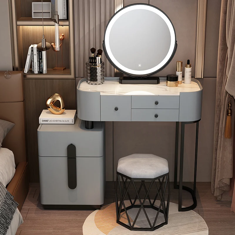 

Nordic Makeup Dressing Table Mirror Dresser Clothes Dressing Table Chair Stool Coiffeuse De Chambre Bedroom Furniture LQQ20XP