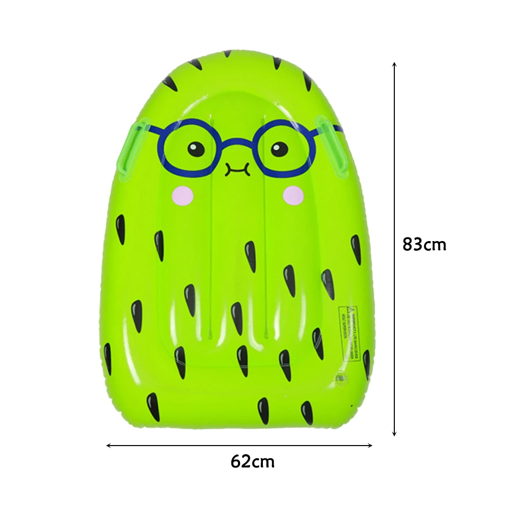 Children Inflatable Floating Row Cartoon Fruit Pattern Water Sport Toy Boy Girl Swimming Pool Air Mattress Kids Floating Cushion images - 6