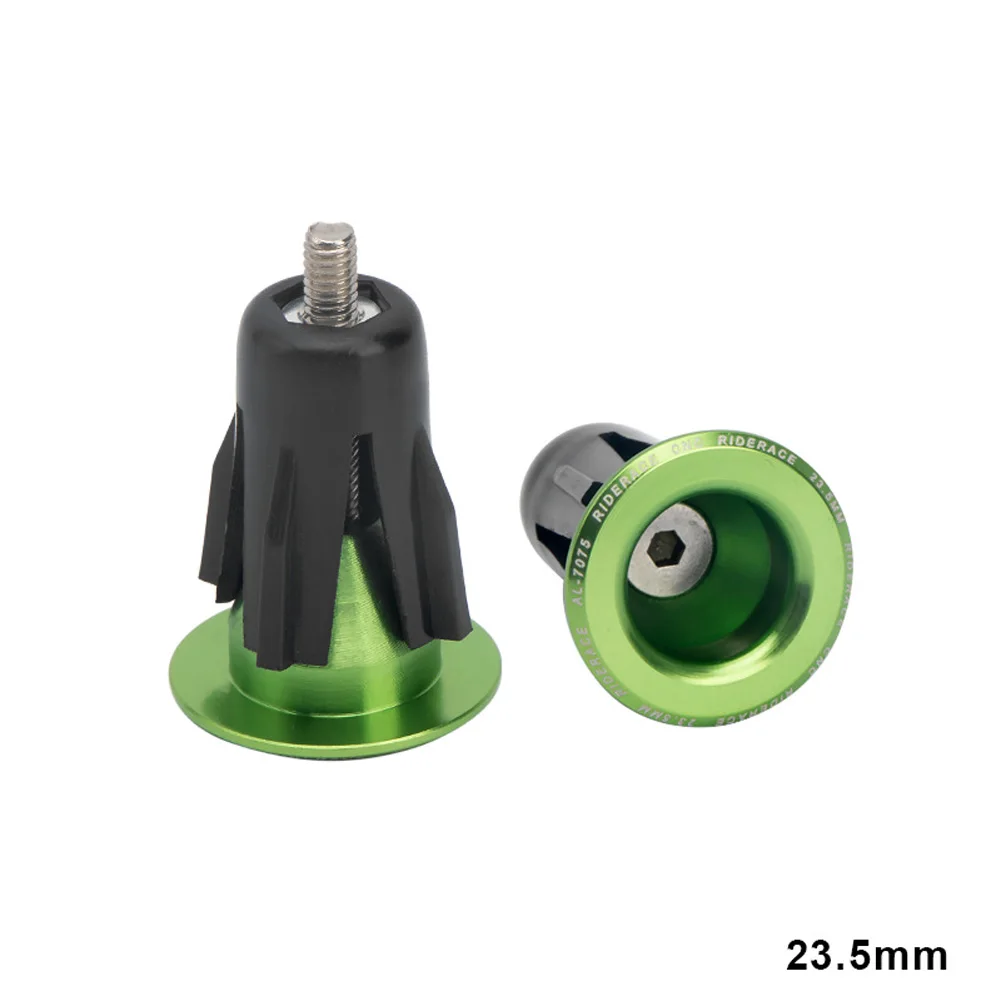 

1 Pair Bike Handlebar End Plug Bar Grips Aluminium Alloy MTB Handlebar Grips Plugs Caps For Bicycle Handlebar Accessory