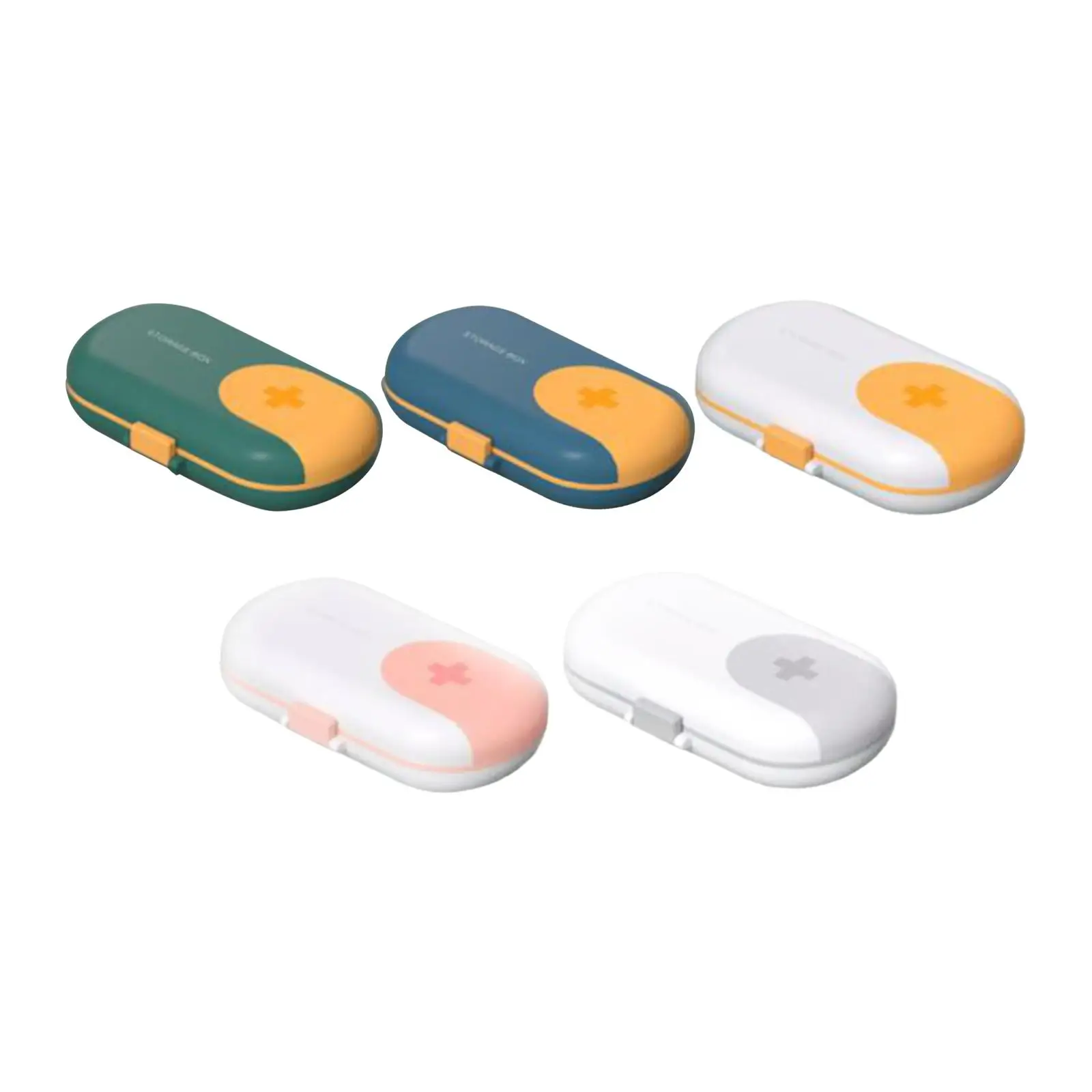 

Маленькая дорожная Водонепроницаемая коробка для таблеток с 6 отделениями