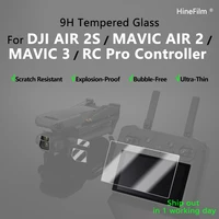 dji mavic 3 rc pro controller original 9h camera tempered glass lcd screen protector for dji mavic air 2 air 2s