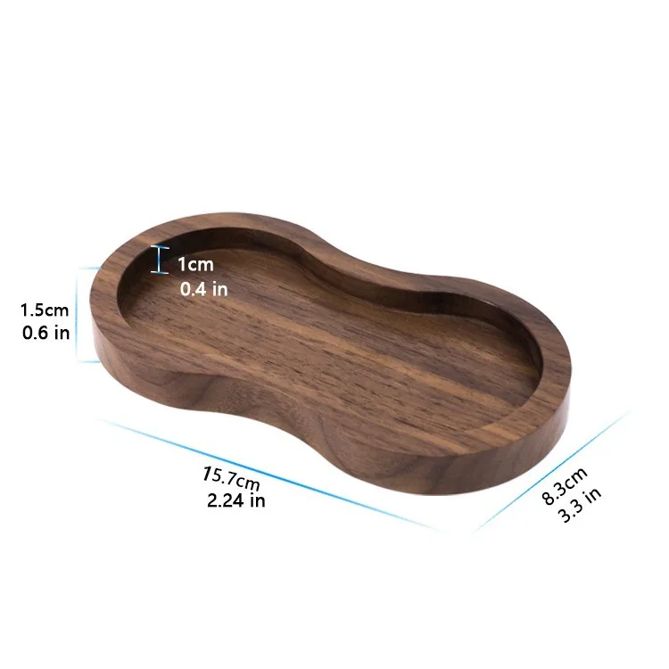 

Станция для трамбувания кофе эспрессо из орехового дерева для 51 мм/53 мм/58 мм, рифленый держатель для трамбовки, угловая кофейная посуда, аксессуары для утрамбовки