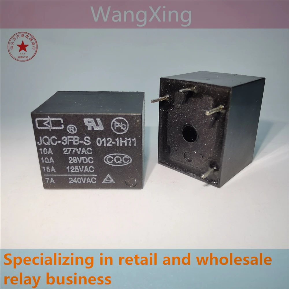 

JQC-3FB-S 012-1H11 024-1H11 Оригинальное электромагнитное реле постоянного тока с 4 контактами