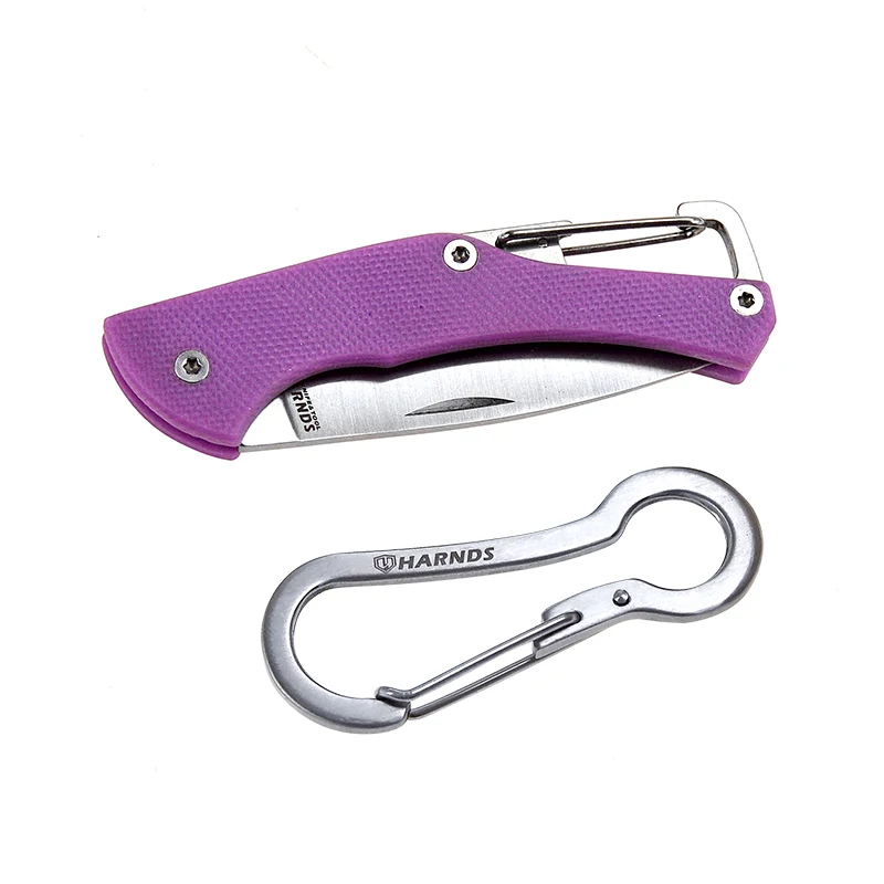 Harnds Lark CK1101 Складной карманный нож 8Cr14MoV Лезвие G10 Ручка Открытый инструмент