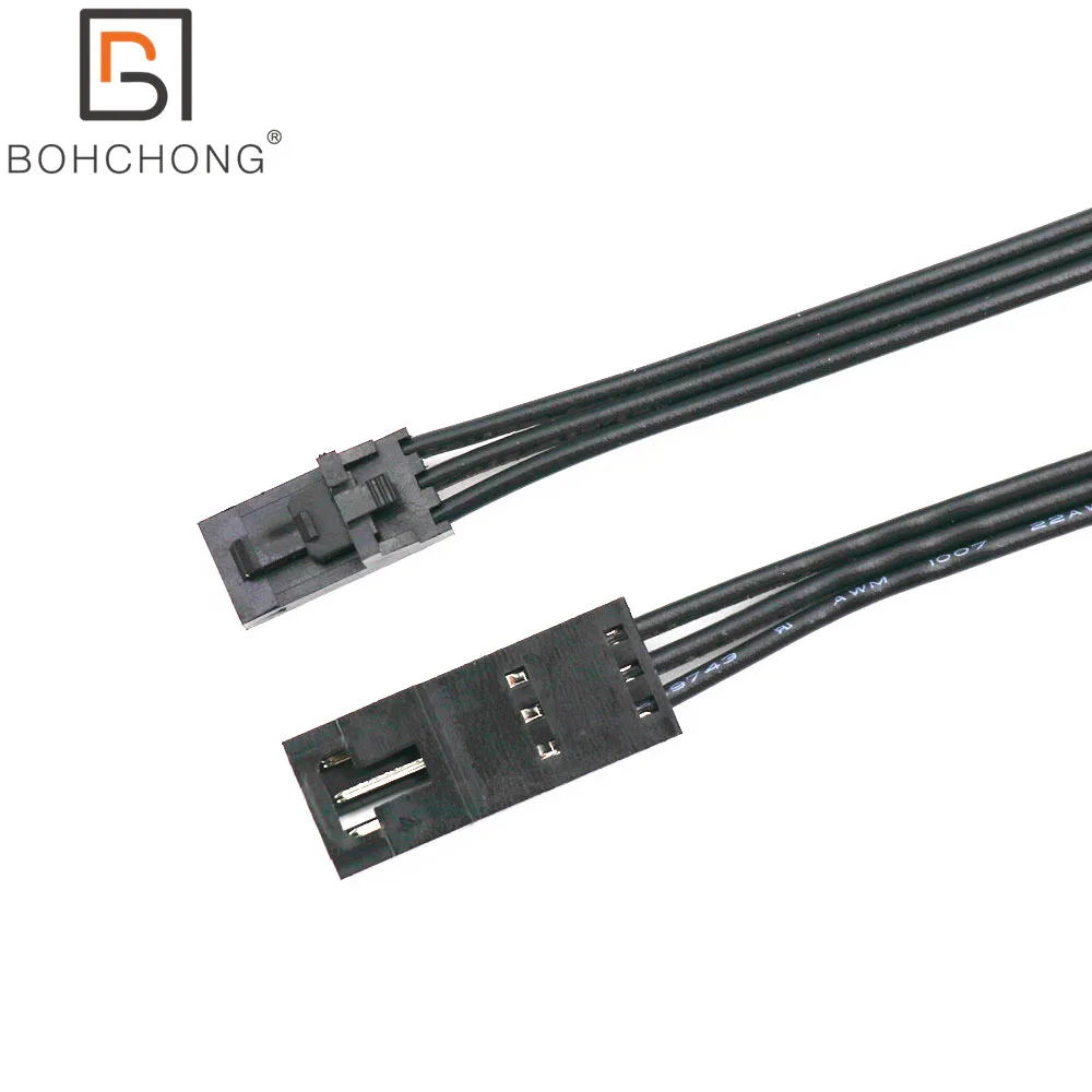 50cm Corsair RGB Fan Hub Lighting Node Commander Extension Cable HD LL120 140 QL 3Pin to 4Pin Converter Adapter Cables