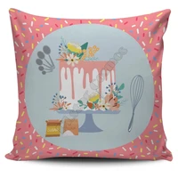 cake designer pillow cover 3d all over printed pillowcases home decoration double sided printing