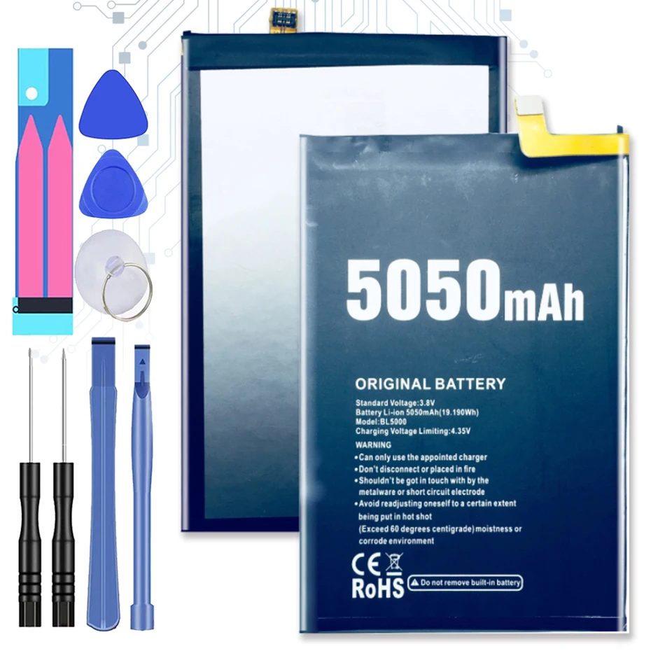 

Replacement Battery BL5000 For DOOGEE BL 5000 5050mAh batterij battery + Tracking Number