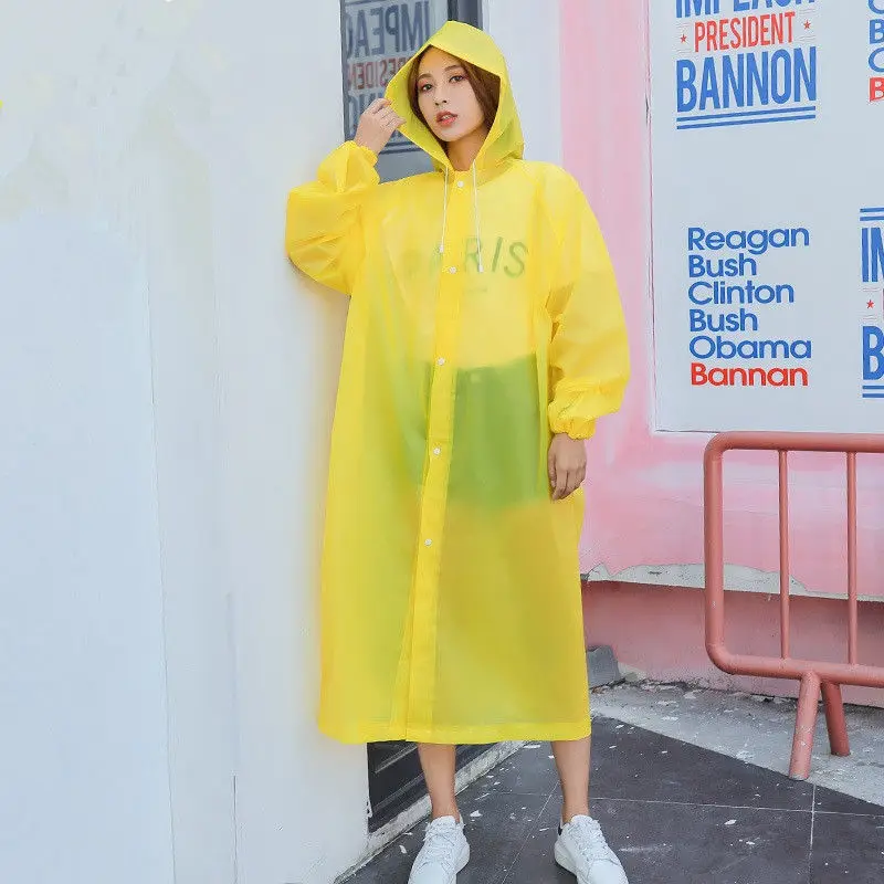 

Outdoor Raincoat Women Waterproof Transparent Poncho Women Raincoat Woman Rain Gear Jacket Male Capa De Chuva Mens Coat