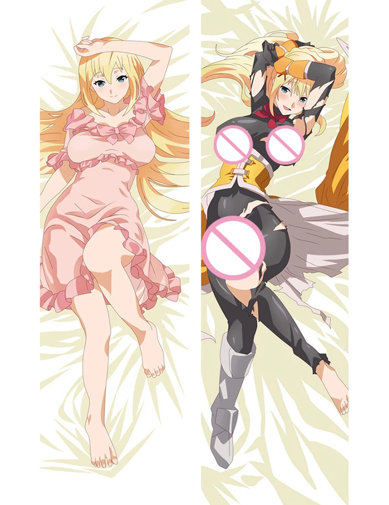 

Konosuba темнота аниме дакимакура обнимающая подушка для тела искусственная Подушка бриллиантовое постельное белье