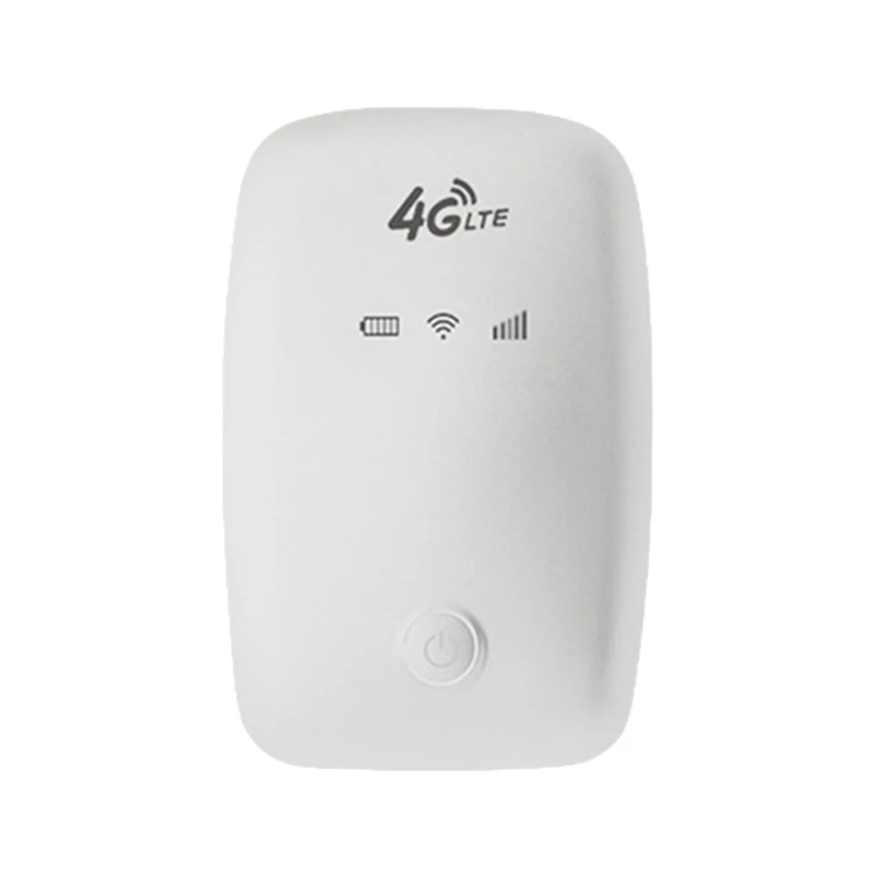 

Беспроводной 4G Wi-Fi роутер Mifi 150 Мбит/с Автомобильный мобильный белый Wi-Fi беспроводная точка доступа Wi-Fi модем со слотом для Sim-карты