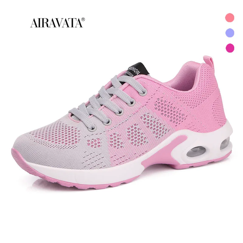 Sneakers Women Air Cushion Mesh Sneakers for Women Light Lady Outdoor Breathable Walking Non-slip Zapatos Fashion Running Shoes