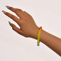 colorful acrylic bracelets for women niche design fashion wristbands women creative birthday gift jewelry wholesale direct sales