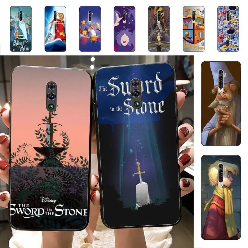 

Disney Sword in the Stone Phone Case for Vivo Y91C Y11 17 19 17 67 81 Oppo A9 2020 Realme c3