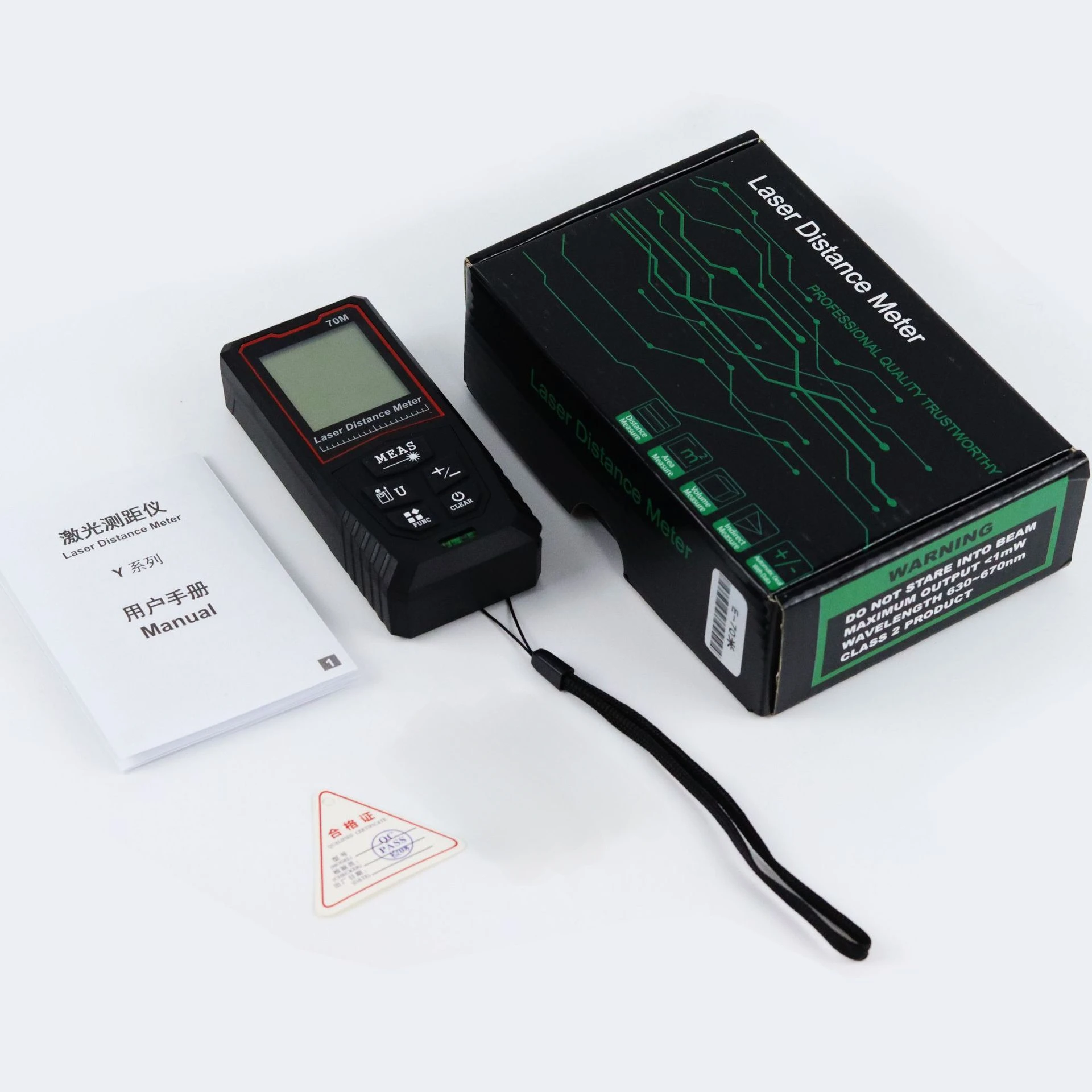 

Laser Distance Meter 50M/70M/100M/120M Portable Rangefinder Trena Laser Tape Range Finder Build Measure Device Ruler Test Tool