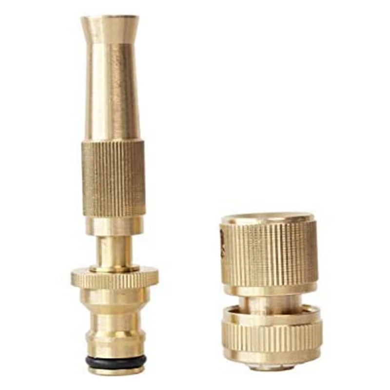 

Faucet Hose Nozzle,Adjustable Twist Hose Nozzle With Quick Connector,Water Hose Nozzles For Garden,Car Wash Hose Nozzle