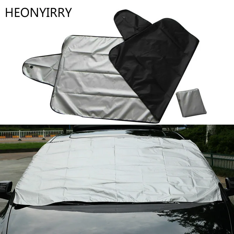 

Car Exterior Protection Snow Blocked Car Covers Snow Ice Protector Visor Sun Shade Front Rear Windshield Cover Block Shields