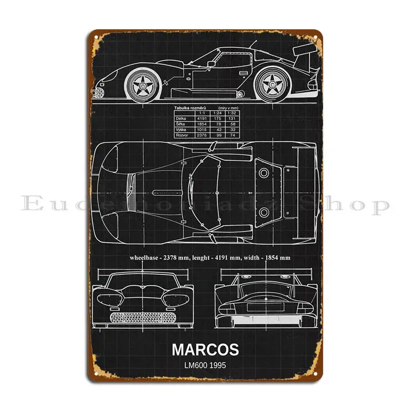 

Marcos Lm600 1995 Metal Plaque Garage Plaques Plaques Pub Customize Garage Tin Sign Poster