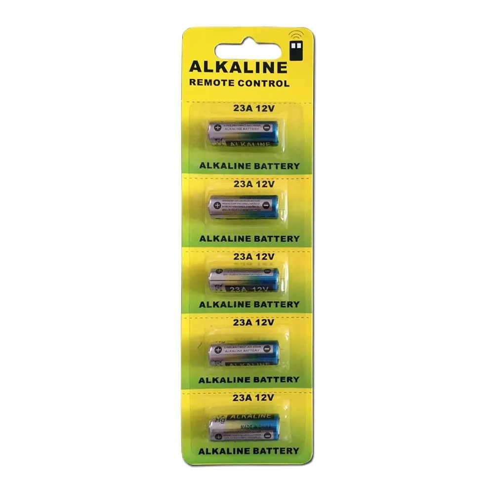 

5pcs/pack 23A 12V Alarm-Remote Dry Alkaline Battery 21/23 23GA A23 A-23 23A RV08 LRV08 E23A V23GA MN21 Vr22 MS21 23AE