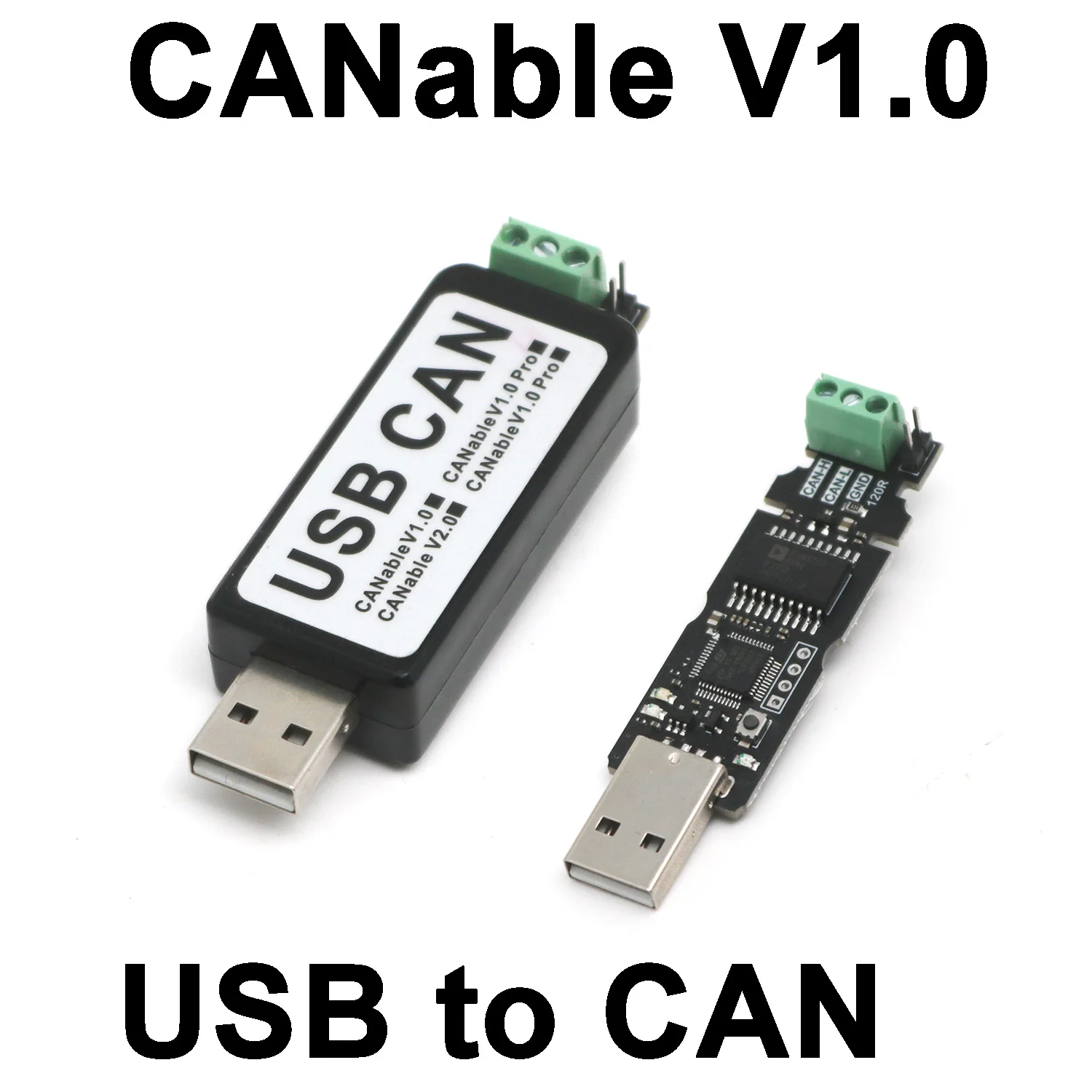 CANAble USB - To CAN Конвертер USBCAN Анализатор Адаптер Python Управление программным