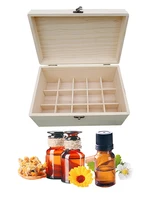 wooden essential oil box 100ml 15 compartments essential oil bottle storage box simple