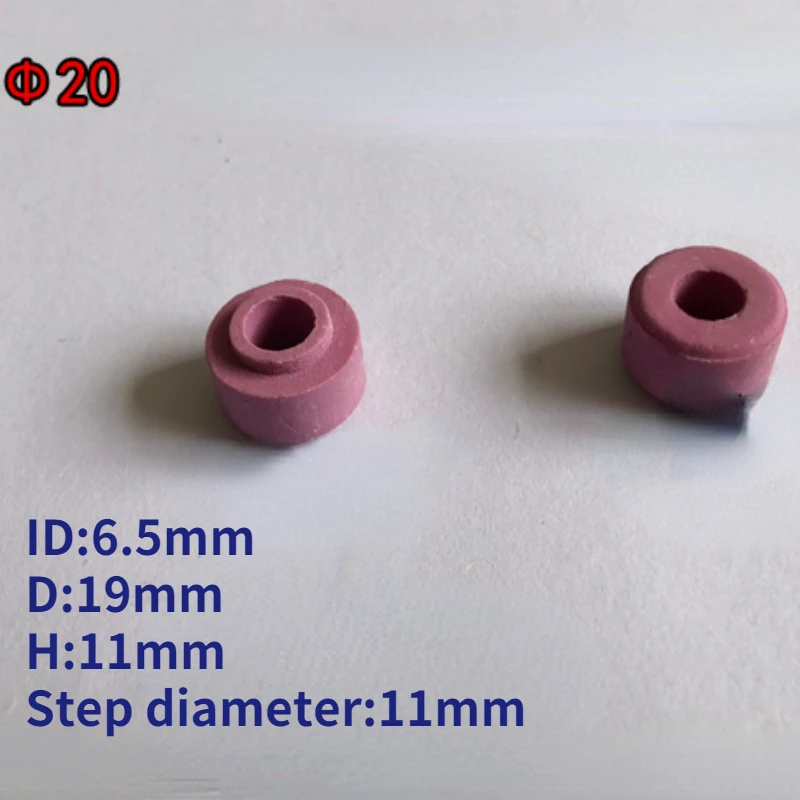 

10 шт. прокладка электрической нагревательной трубки 95 красный фарфор нагревательная трубка изоляционная керамическая прокладка термостойкая клемма