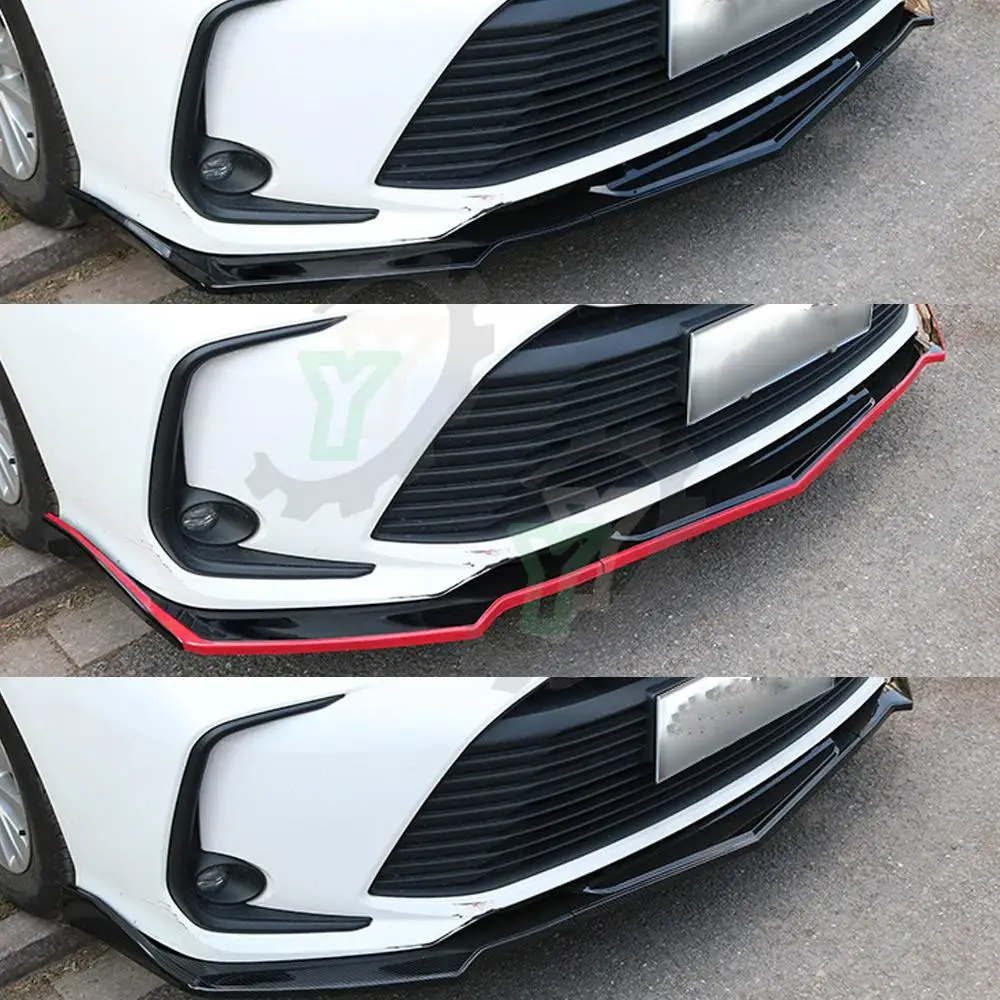 Для Toyota Corolla 2019 2020 2021 автомобильные аксессуары передний бампер спойлер сплиттер