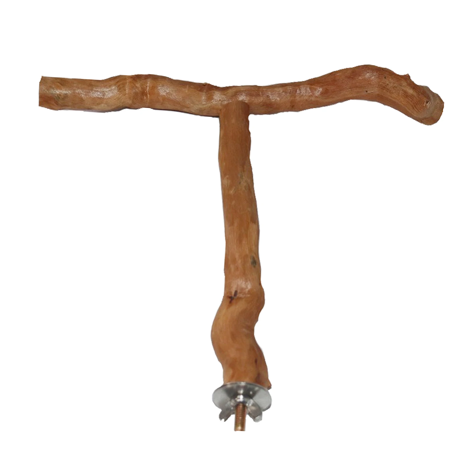 

Pet Parakeet Stand Hanging Play Toys Bird Cage Wood Branch Stand Perches Parrot Wooden Holder Perches Bird Perched Stick