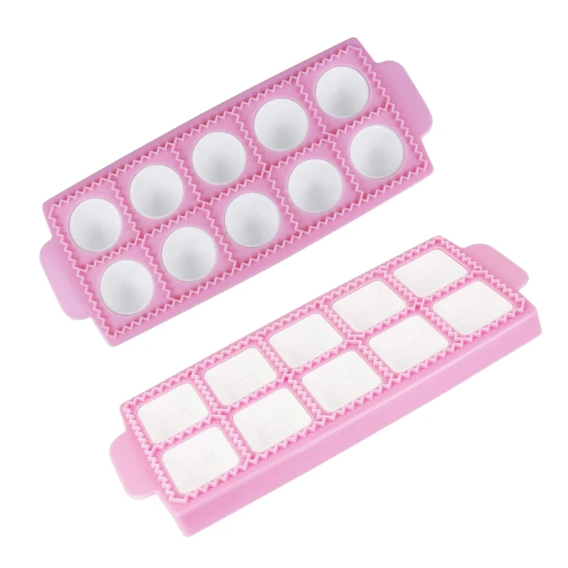 

Ravioli Mould Ravioli Maker Tray 10 Grids Italian Ravioli Trays Non-Stick Pasta Mould For Homemade Pie, Dumplings