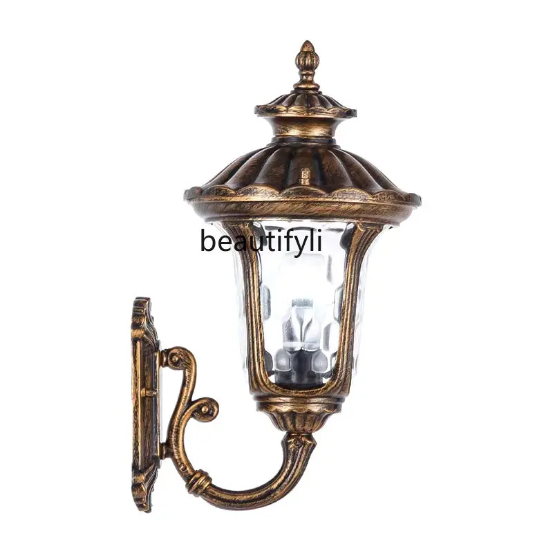 

yj Creative Retro Led Waterproof Outdoor Wall Lamp Simple Outdoor Wall Lamp