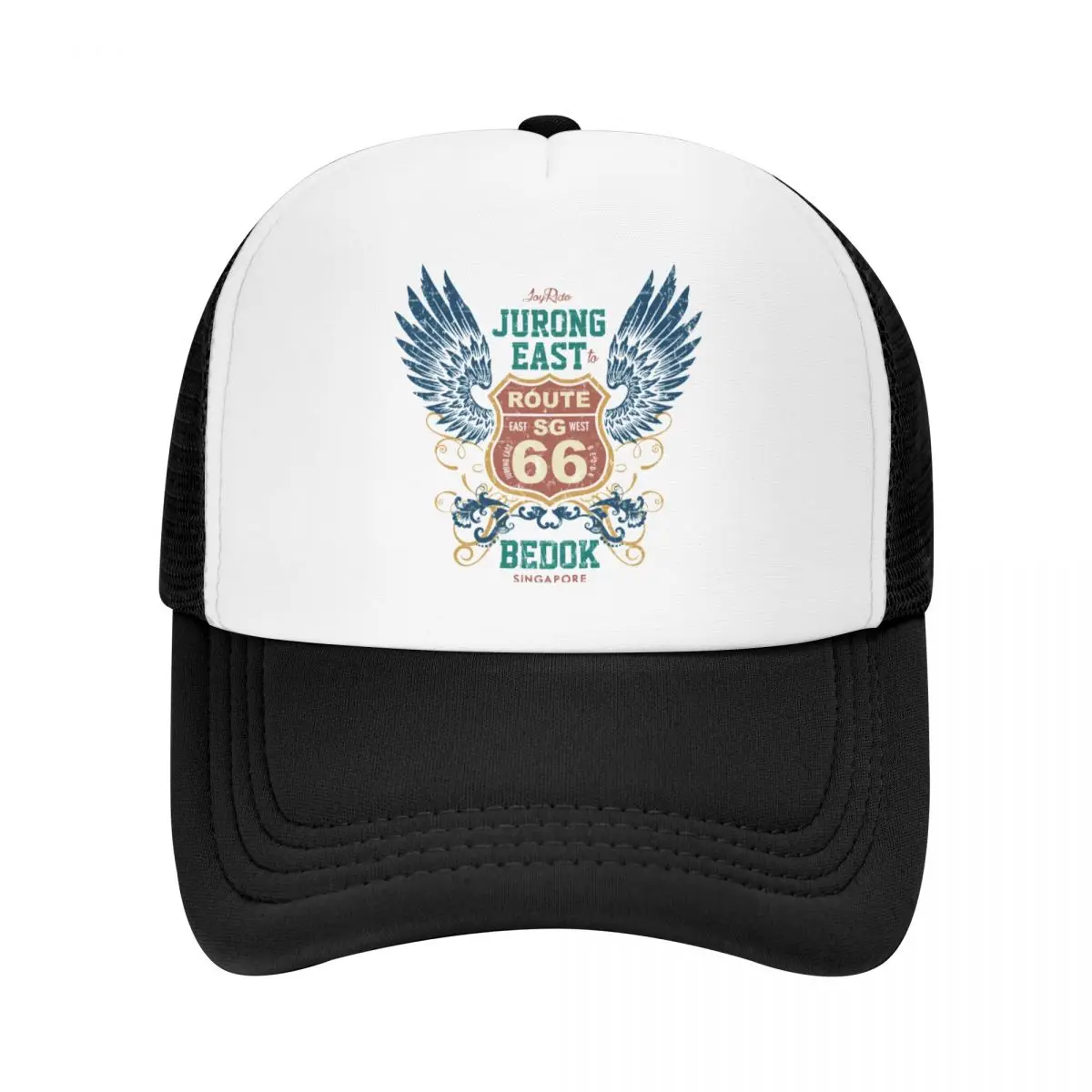 

Historic Route 66 Trucker Hat Sun Protection Adjustable Mother Road America Highway Baseball Cap Autumn Snapback Caps