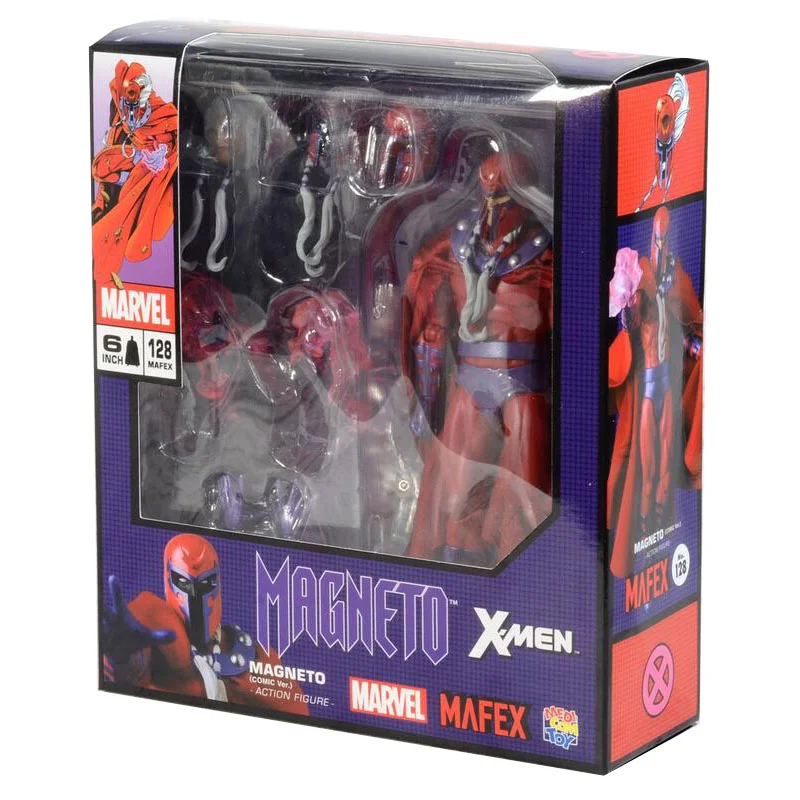 

Фигурка аниме MAFEX 128 Magneto 1/12, коллекционные экшн-игрушки