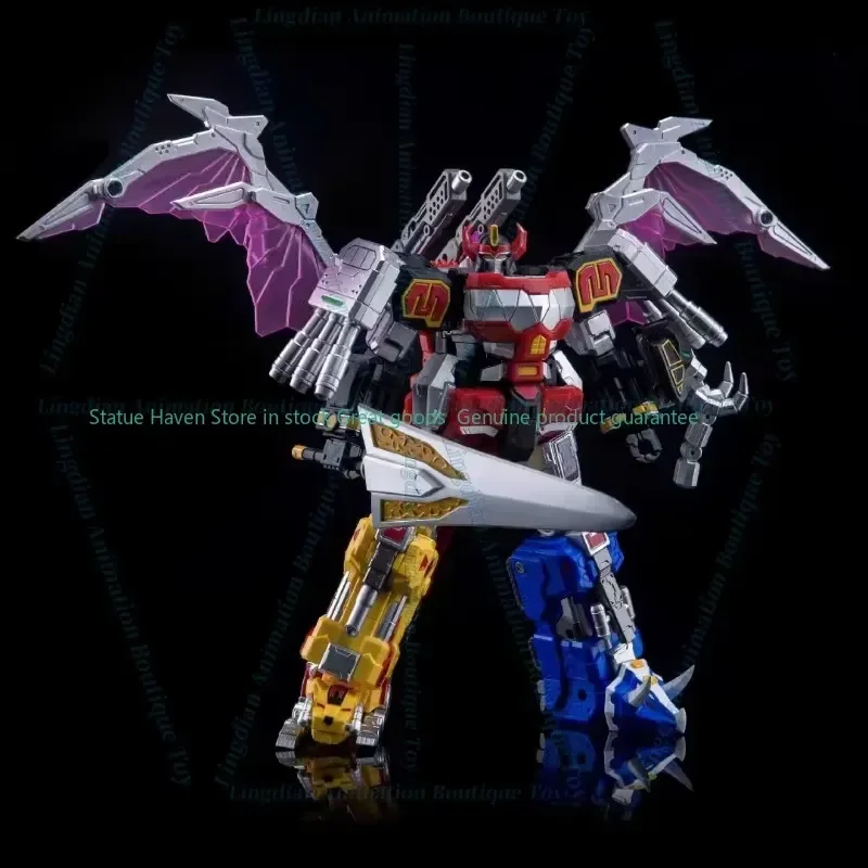 Фото Игрушка-модель Lucky Cat MC-03 MC-03B Dino Megazord BEAST LORD Dinosaur Squad, готовая трансформируемая модель малого масштаба №3